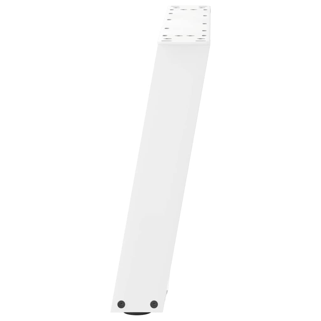 Gambe per Tavolino da Caffè forma U 2 pz Bianche 50x(42-43) cm