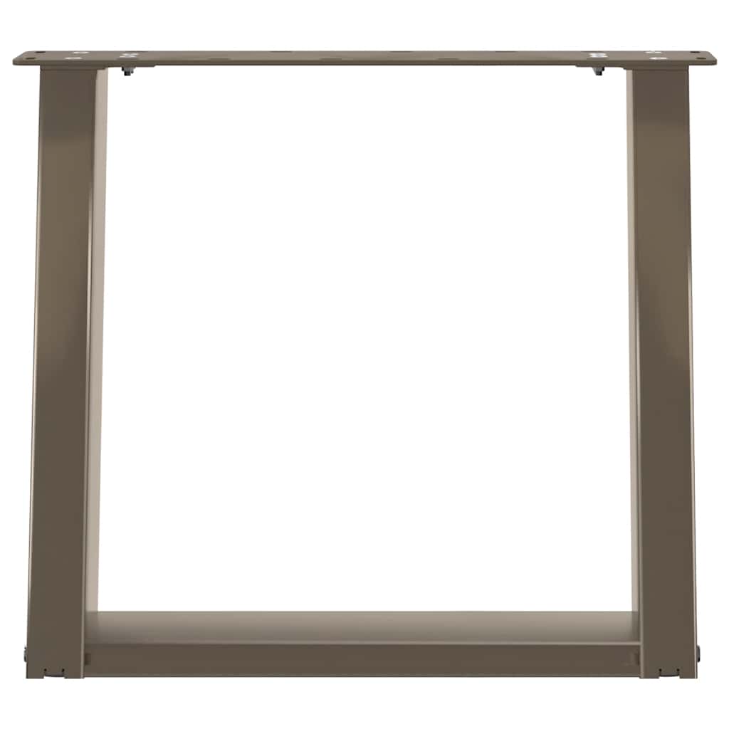 Gambe per Tavolino da Caffè forma U 2 pz Naturale 50x(42-43) cm