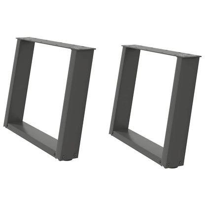 Gambe per Tavolino da Caffè forma U 2 pz 50x(42-43)