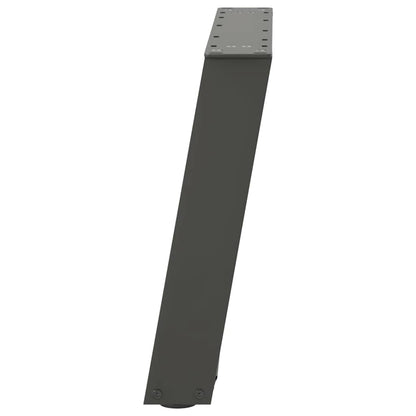 Gambe per Tavolino da Caffè forma U 2 pz Antracite 70x(42-43)cm