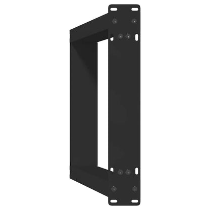 Gambe per Tavolo Consolle a Forma di U 2 pz Nere 28x(72-73) cm