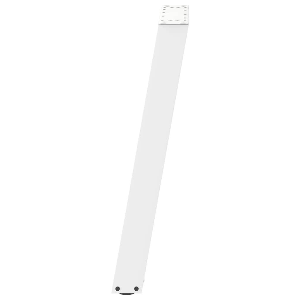 Gambe per tavolo consolle forma U 2 pz bianche 38x(72-73) cm