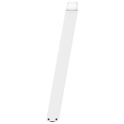 Gambe per tavolo consolle forma U 2 pz bianche 38x(72-73) cm