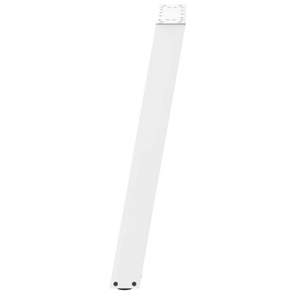 Gambe per tavolo da pranzo forma U 2 pz bianche 50x(72-73) cm