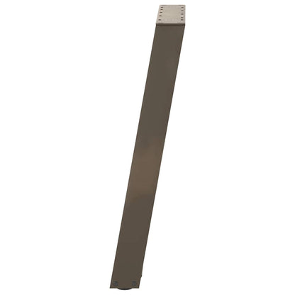 Gambe per tavolo da pranzo forma U 2 pz naturale 50x(72-73) cm
