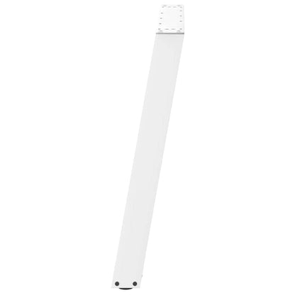 Gambe per tavolo da pranzo forma U 2 pz bianche 70x(72-73) cm