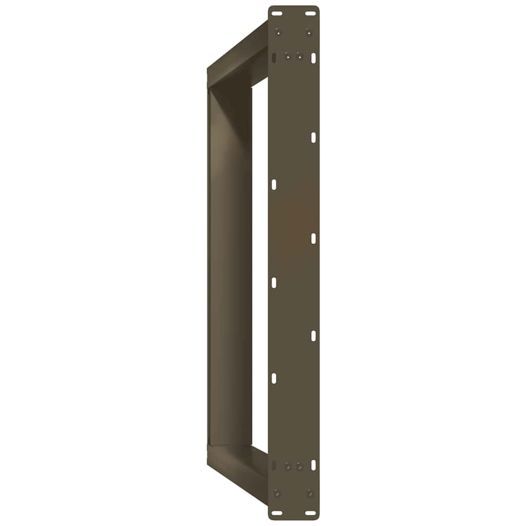 Gambe per tavolo da pranzo forma U 2 pz naturale 80x(72-73) cm