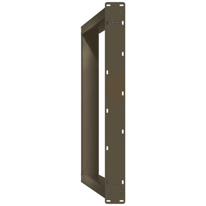 Gambe per tavolo da pranzo forma U 2 pz naturale 80x(72-73) cm