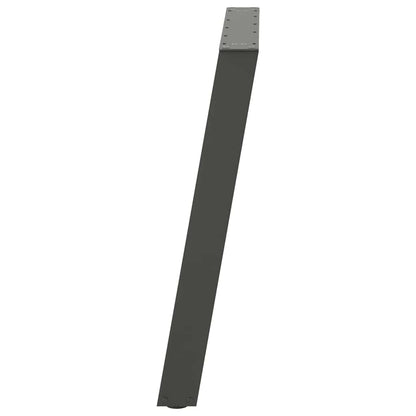 Gambe per tavolo da pranzo forma U 2 pz Antracite 100x(72-73)cm