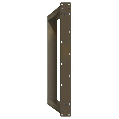 Gambe per tavolo da pranzo forma U 2 pz naturale 100x(72-73) cm