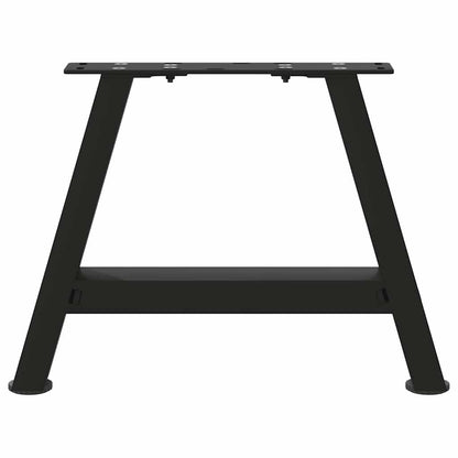 Gambe per Tavolino da Caffè a Forma di A 2 pz Nere 30x(30-31)cm