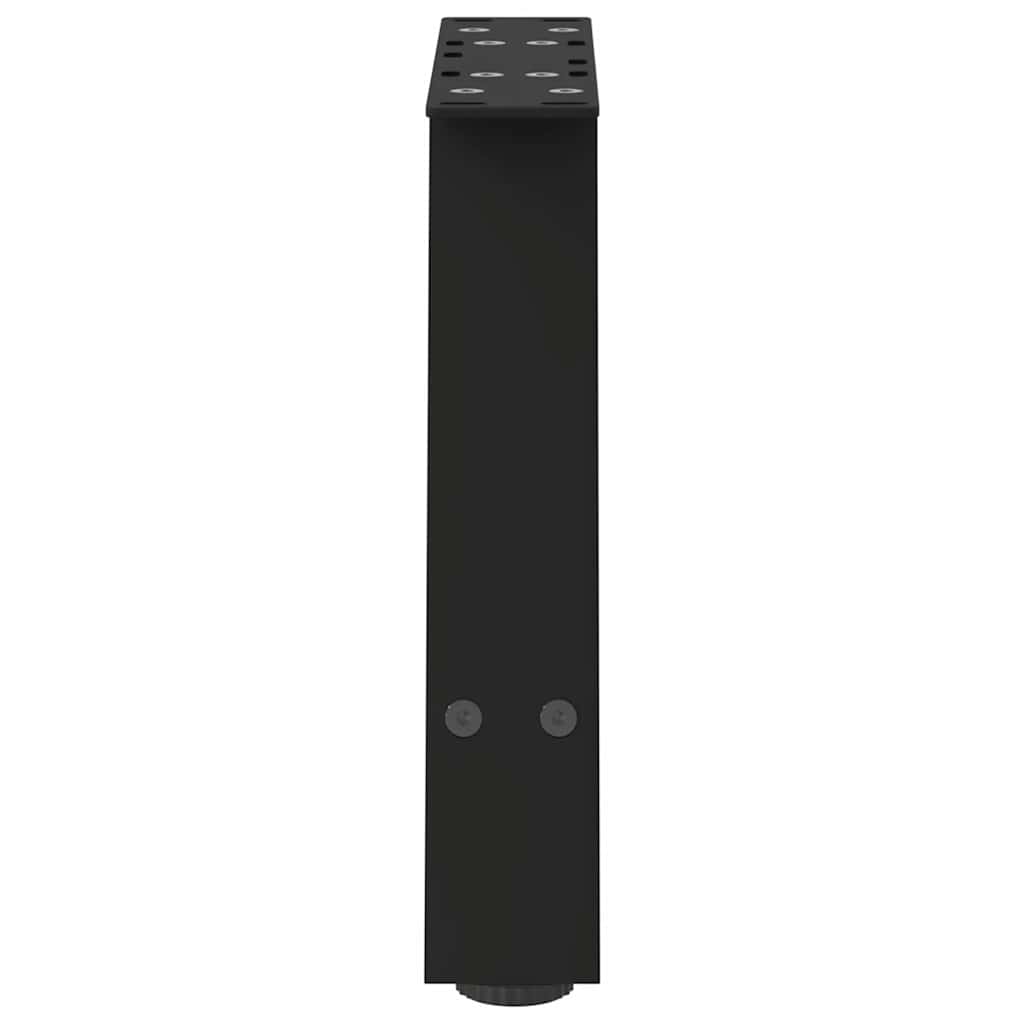 Gambe per Tavolino da Caffè a Forma di A 2 pz Nere 30x(30-31)cm