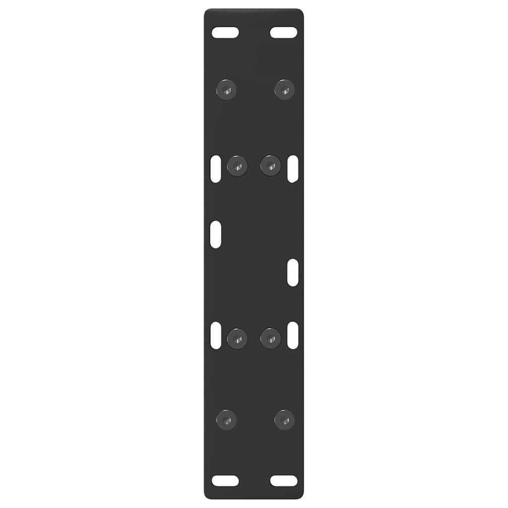 Gambe per Tavolino da Caffè a Forma di A 2 pz Nere 30x(30-31)cm