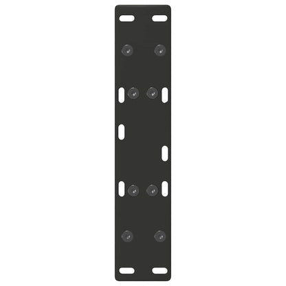 Gambe per Tavolino da Caffè a Forma di A 2 pz Nere 30x(30-31)cm