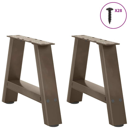 Gambe per Tavolino da Caffè a Forma di A 2 pz 50x(30-31) cm
