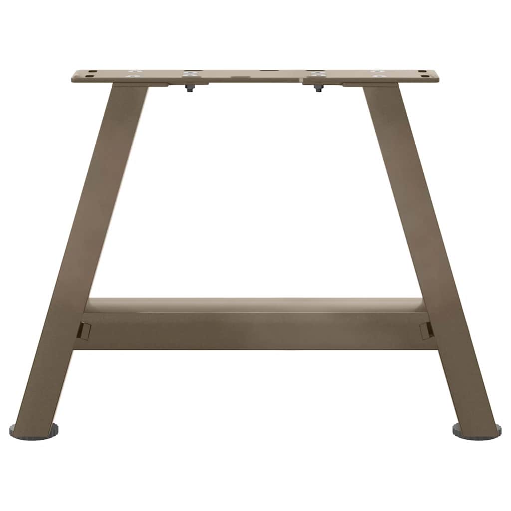 Gambe per Tavolino da Caffè a Forma di A 2 pz 50x(30-31) cm Acciaio