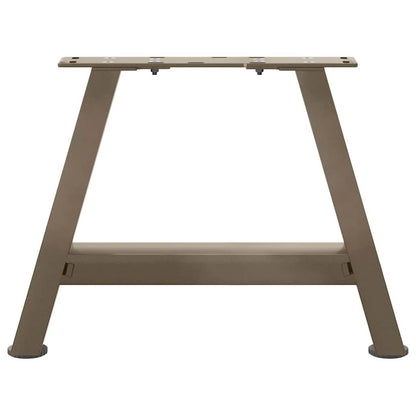 Gambe per Tavolino da Caffè a Forma di A 2 pz 50x(30-31) cm Acciaio