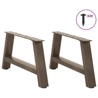 Gambe per Tavolino da Caffè a Forma di A 2 pz 60x(30-31) cm