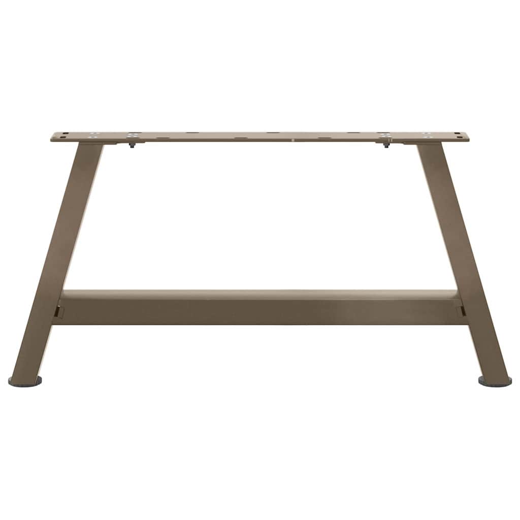Gambe per Tavolino da Caffè a Forma di A 2 pz 60x(30-31) cm Acciaio