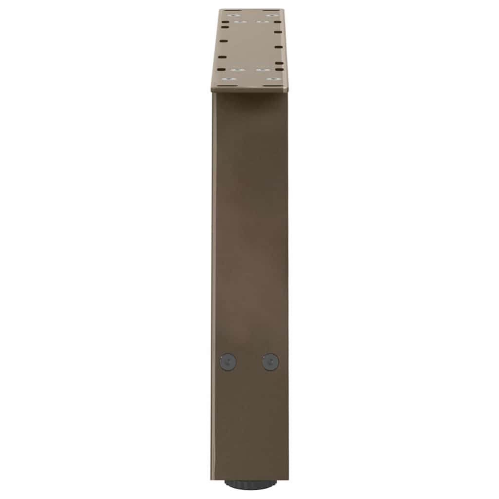 Gambe per Tavolino da Caffè a Forma di A 2 pz 70x(30-31) cm Acciaio | homemem39