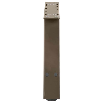 Gambe per Tavolino da Caffè a Forma di A 2 pz 70x(30-31) cm Acciaio | homemem39
