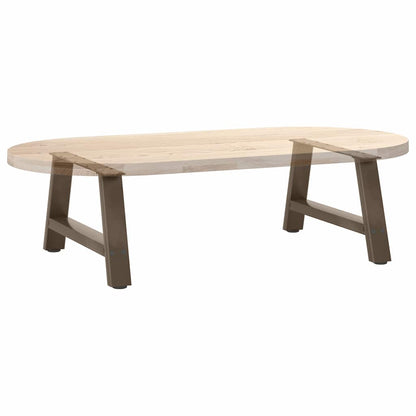 Gambe per Tavolino da Caffè a Forma di A 2 pz 70x(30-31) cm Acciaio | homemem39