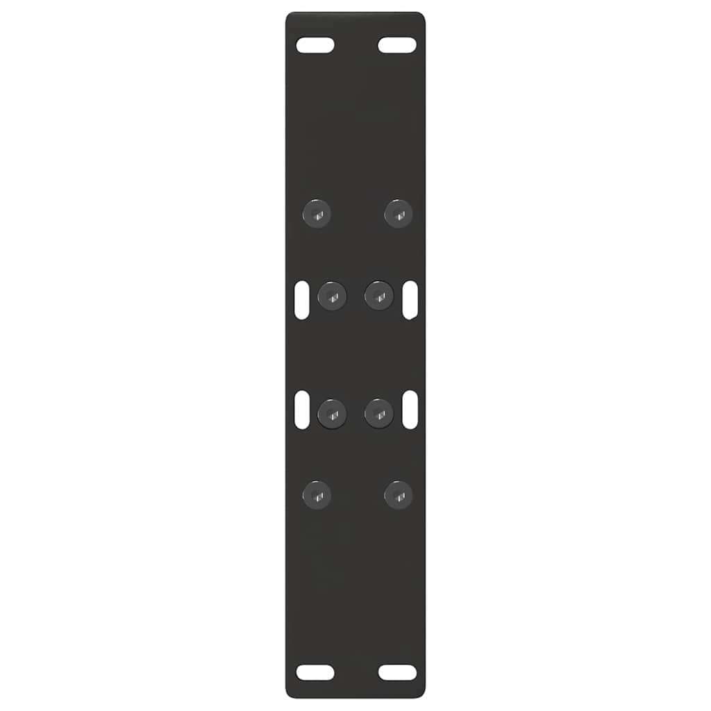 Gambe per Tavolino da Caffè a Forma di A 2 pz Nere 38x(42-43)cm