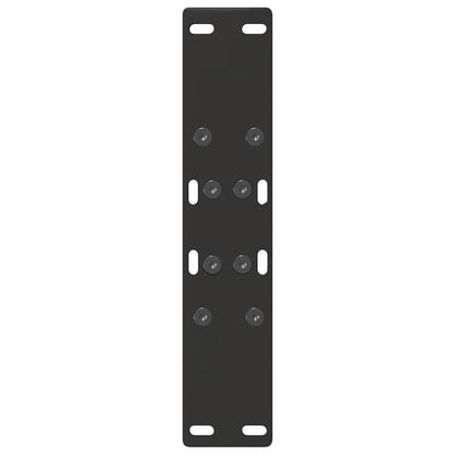 Gambe per Tavolino da Caffè a Forma di A 2 pz Nere 38x(42-43)cm