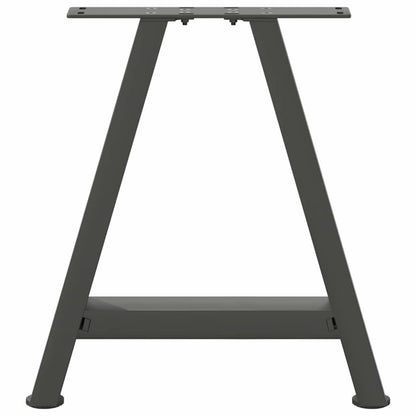 Gambe per Tavolino da Caffè forma A 2 pz Antracite 38x(42-43)cm