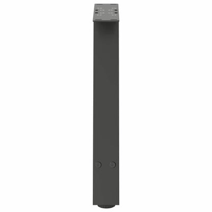 Gambe per Tavolino da Caffè forma A 2 pz Antracite 38x(42-43)cm
