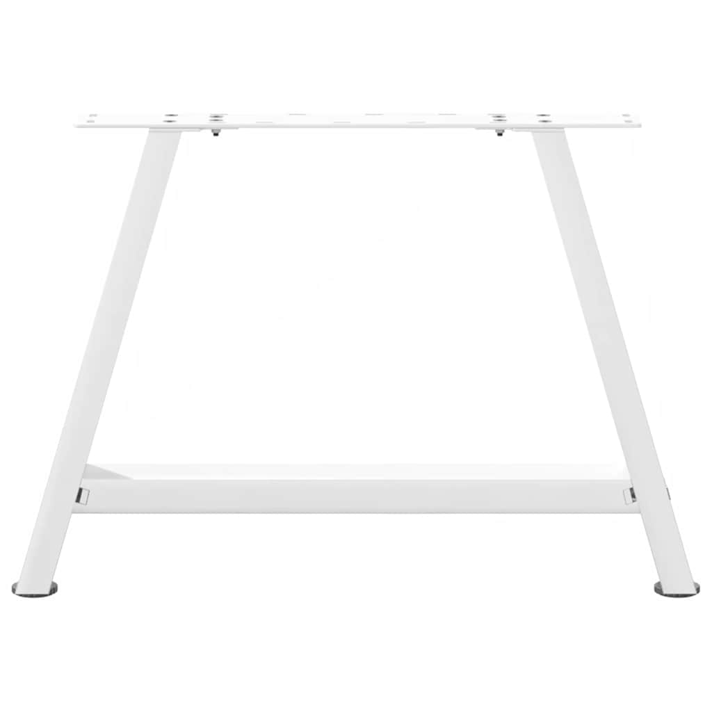 Gambe per Tavolino da Caffè forma A 2 pz Bianche 60x(42-43) cm