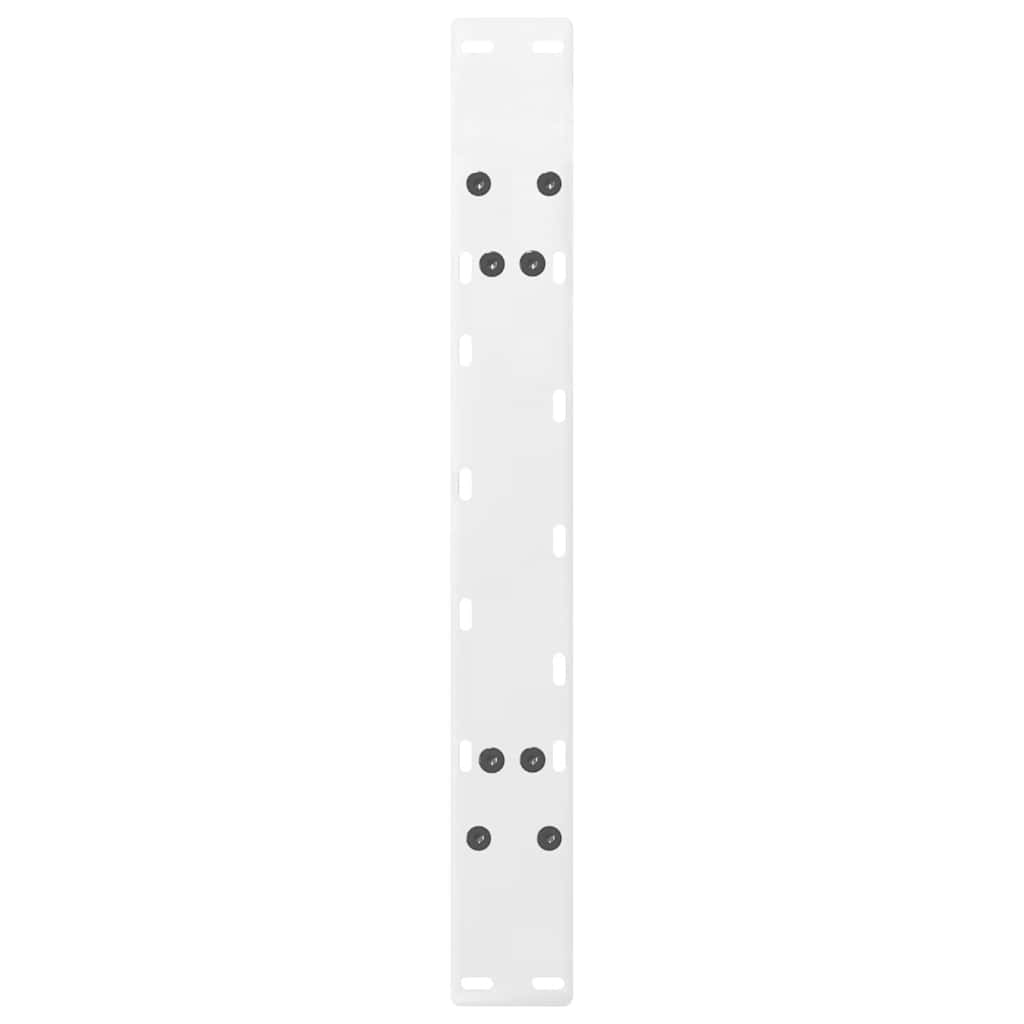 Gambe per Tavolino da Caffè forma A 2 pz Bianche 60x(42-43) cm