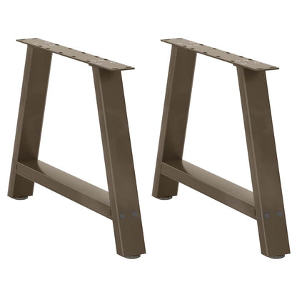 Gambe per Tavolino da Caffè a Forma di A 2 pz 60x(42-43) cm