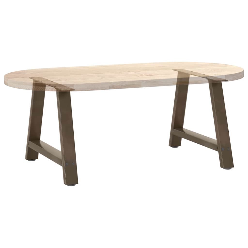 Gambe per Tavolino da Caffè a Forma di A 2 pz 60x(42-43) cm