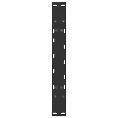 Gambe per Tavolino da Caffè a Forma di A 2 pz Nere 70x(42-43)cm