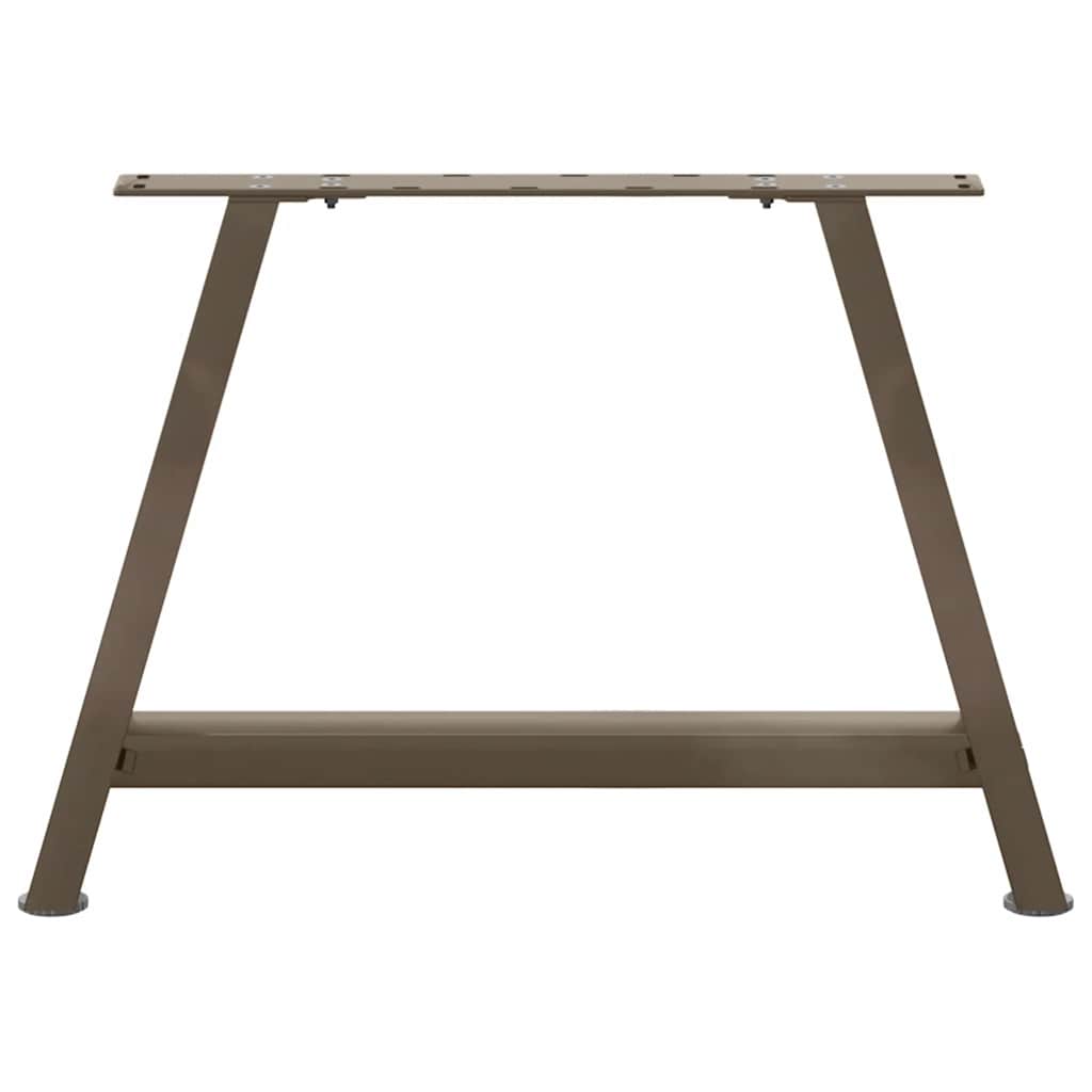 Gambe per Tavolino da Caffè a Forma di A 2 pz 70x(42-43) cm Acciaio - homemem39