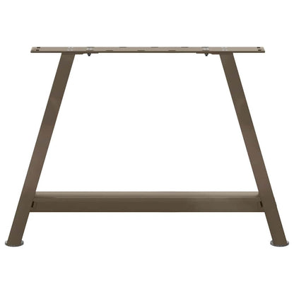 Gambe per Tavolino da Caffè a Forma di A 2 pz 70x(42-43) cm Acciaio - homemem39