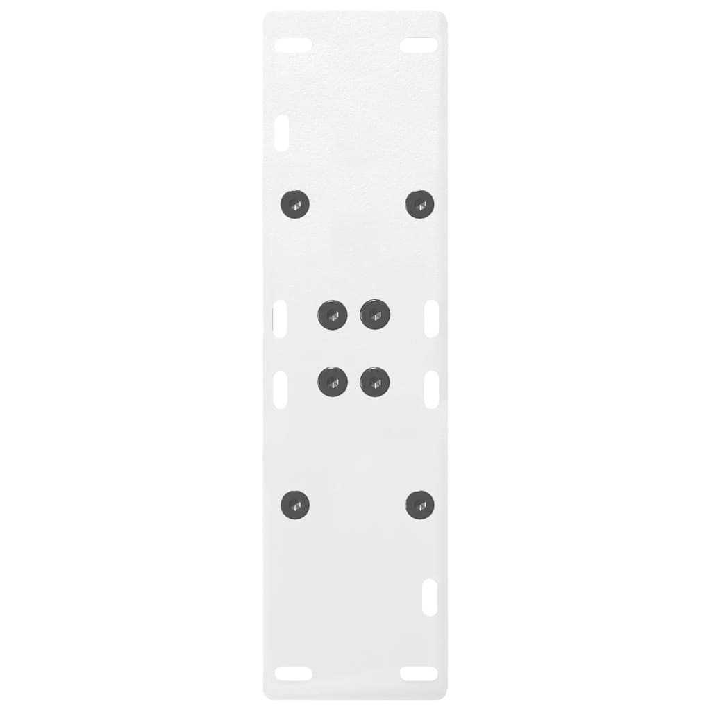 Gambe per tavolo da pranzo forma A 2 pz bianche 50x(72-73) cm
