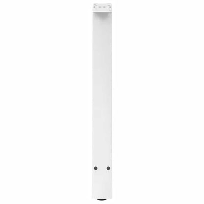 Gambe per tavolo da pranzo forma A 2 pz bianche 60x(72-73) cm