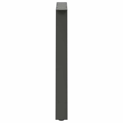 Gambe per tavolo da pranzo forma A 2 pz Antracite 70x(72-73) cm