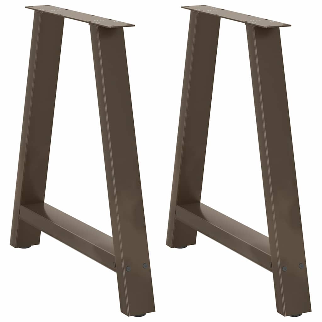 Gambe per tavolo da pranzo a forma di A 2 pz 70x(72-73) cm