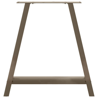 Gambe per tavolo da pranzo a forma di A 2 pz 70x(72-73) cm