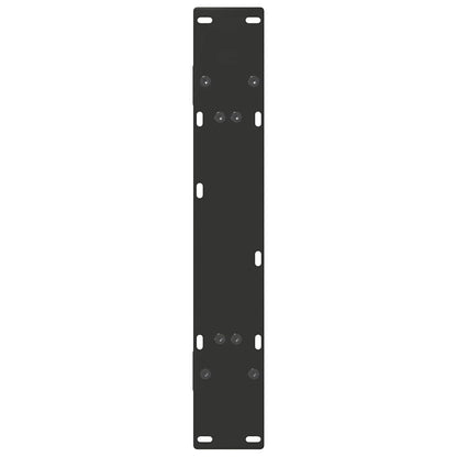Gambe per tavolo da pranzo a forma di A 2 pz nere 80x(72-73) cm