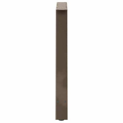 Gambe per tavolo da pranzo a forma di A 2 pz 80x(72-73) cm in acciaio