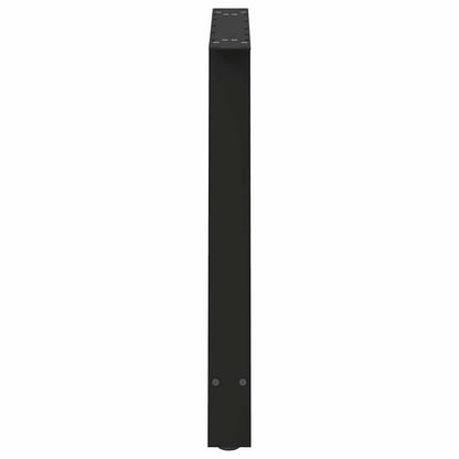 Gambe per tavolo da pranzo a forma di A 2 pz nere 90x(72-73) cm
