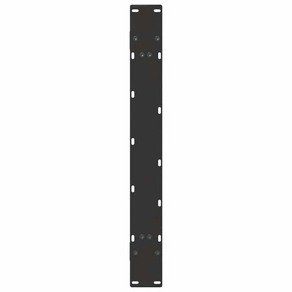 Gambe per tavolo da pranzo a forma di A 2 pz nere 90x(72-73) cm