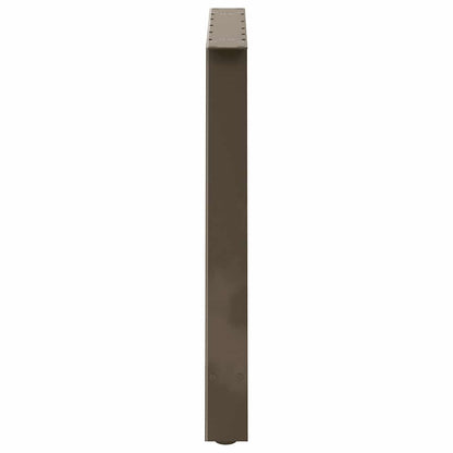 Gambe per tavolo da pranzo a forma di A 2 pz 90x(72-73) cm in acciaio | homemem39