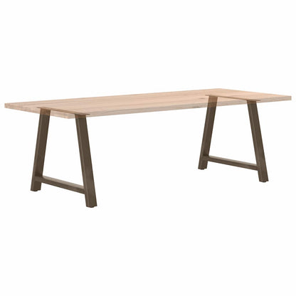 Gambe per tavolo da pranzo a forma di A 2 pz 90x(72-73) cm in acciaio | homemem39