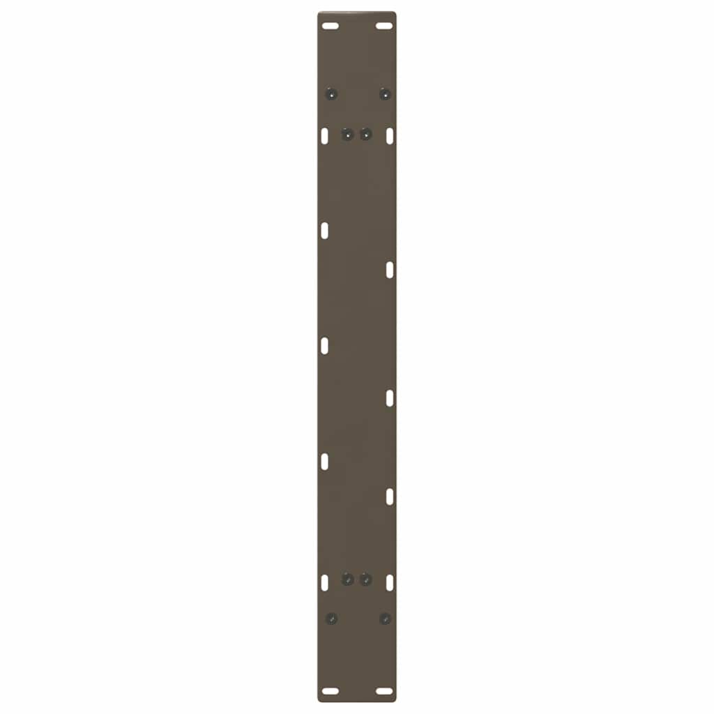 Gambe per tavolo da pranzo a forma di A 2 pz 100x(72-73) cm in acciaio - homemem39