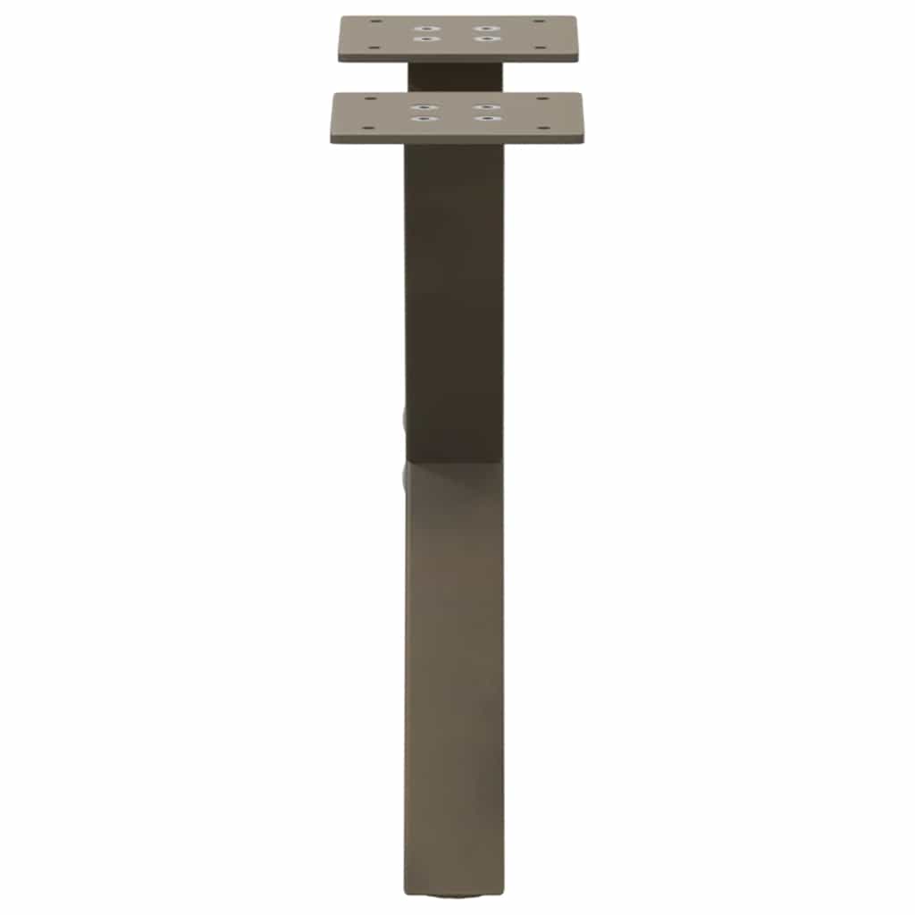 Gambe per Tavolino da Caffè forma X 2 pz Naturale 30x(30-31) cm